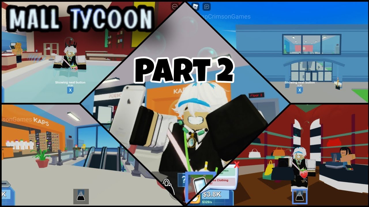 Mall Tycoon - Floor 2 - Gameplay Walkthrough (Part 2) [No Commentary] - ROBLOX