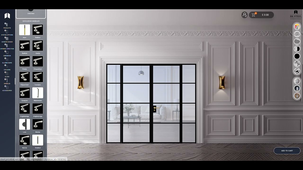Guide to the RK Steel online design configurator