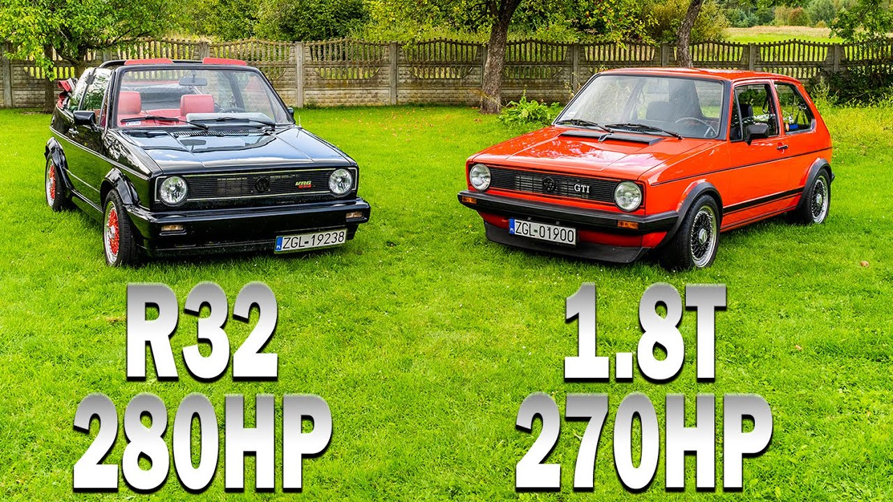 Jeden Projekt, Dwa Różne Światy - Golf 1 R32 280 HP + Golf 1 1.8T 270 HP - wywiad