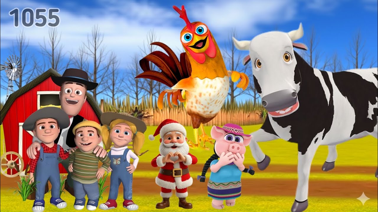 El Pollito pío 3d | El toro se congela jugando game Ep-45 en el juegodel Toro y el Tractor 3D 2026