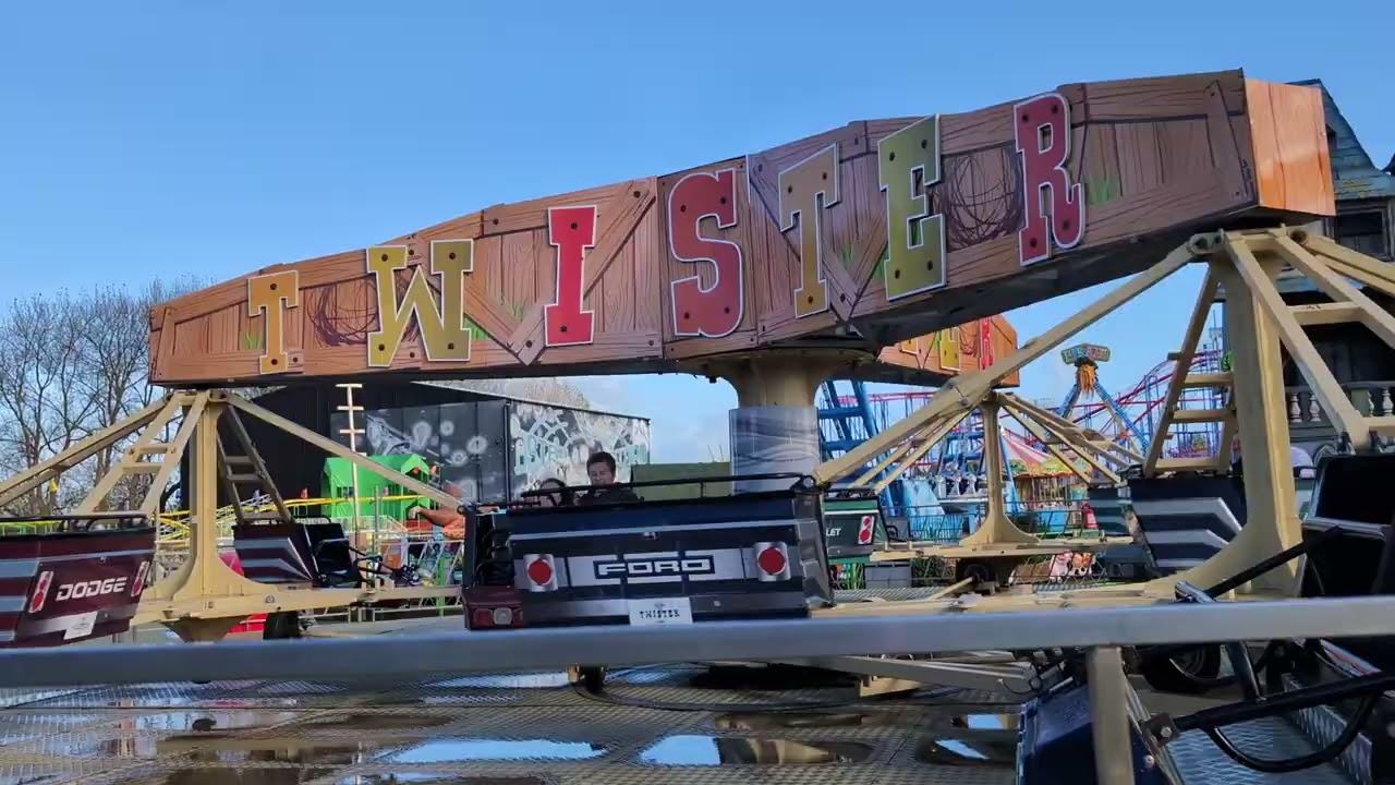 Twister Ride At Brean Theme Park