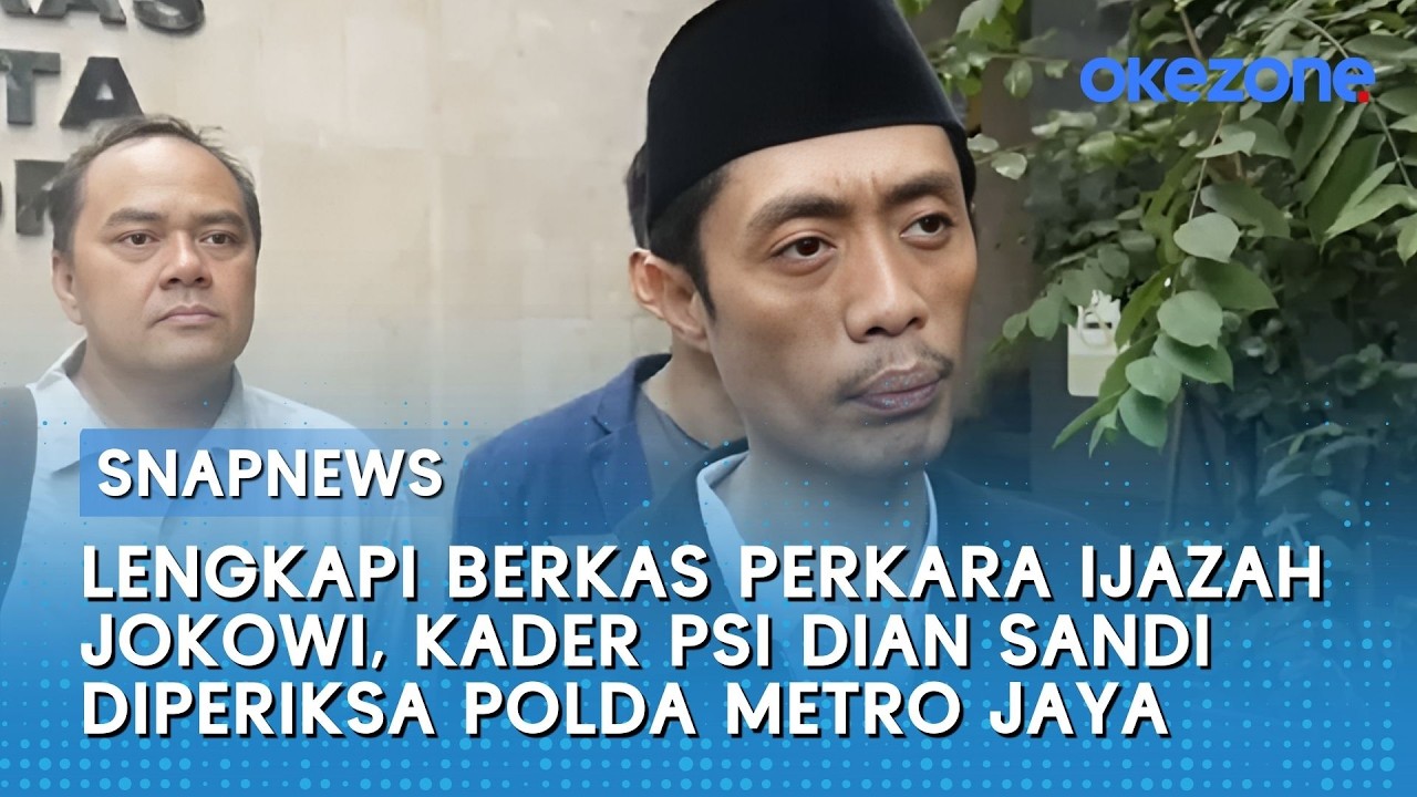 Lengkapi Berkas Perkara Kasus Ijazah Jokowi, Kader PSI Dian Sandi Diperiksa Polda Metro