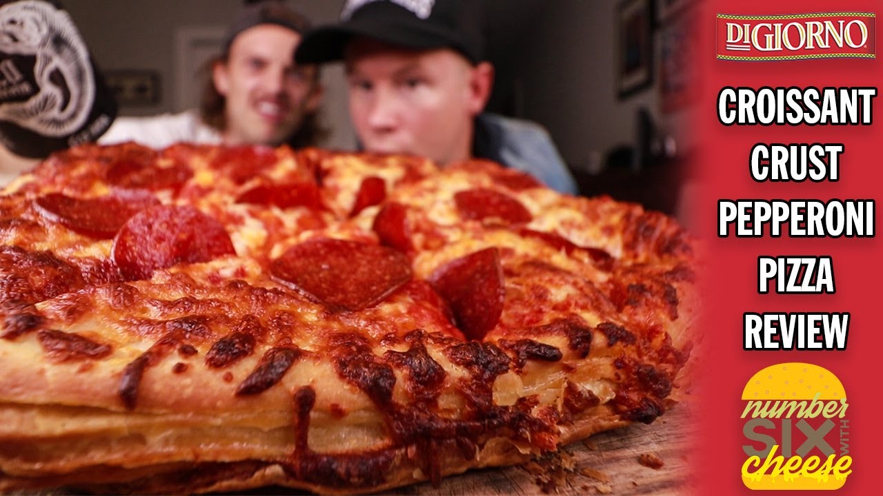 Reviewing Digiorno's Croissant Crust Pepperoni Pizza!