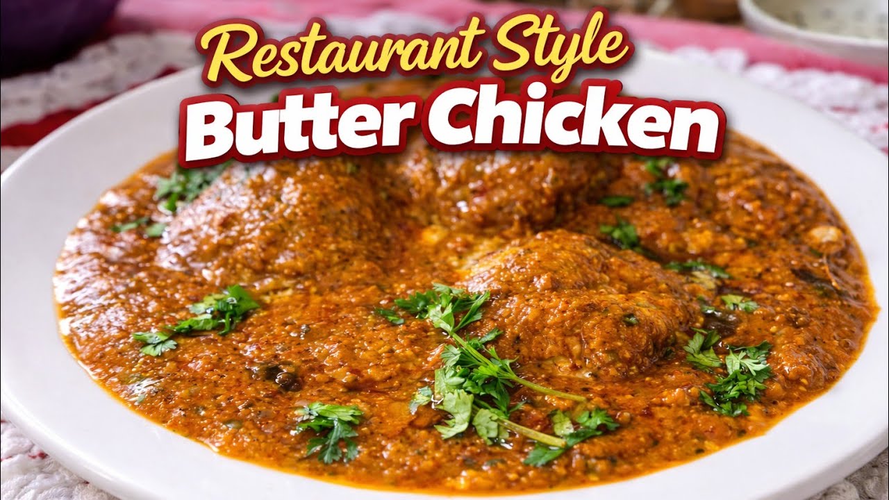 This Restaurant Style Butter Chicken Tastes Better Than Hotel! 😍#viral #recipe #cooking #fyp 