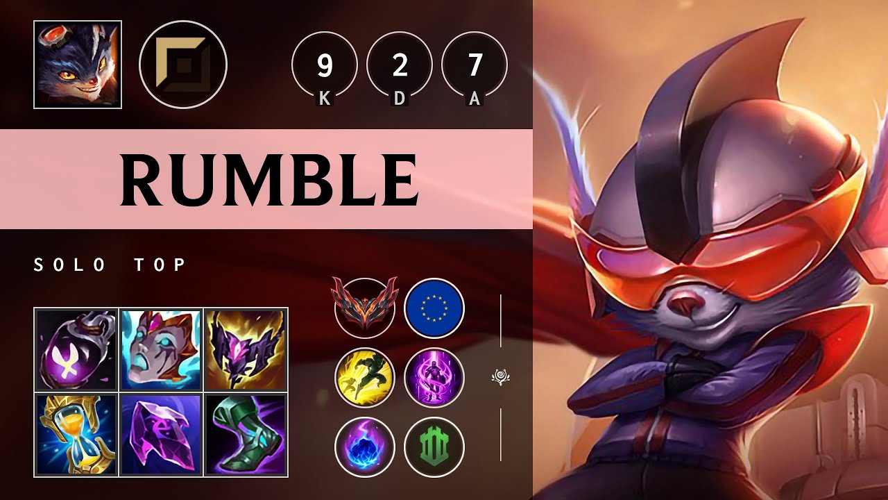 Rumble Top vs K'Sante: Godlike - EUW Grandmaster Patch 14.22