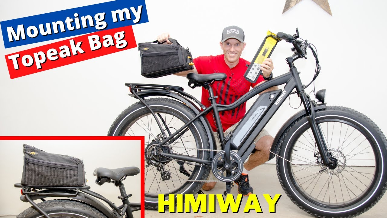 Mounting My Topeak Bag on my Himiway E-bike turned out Awesome