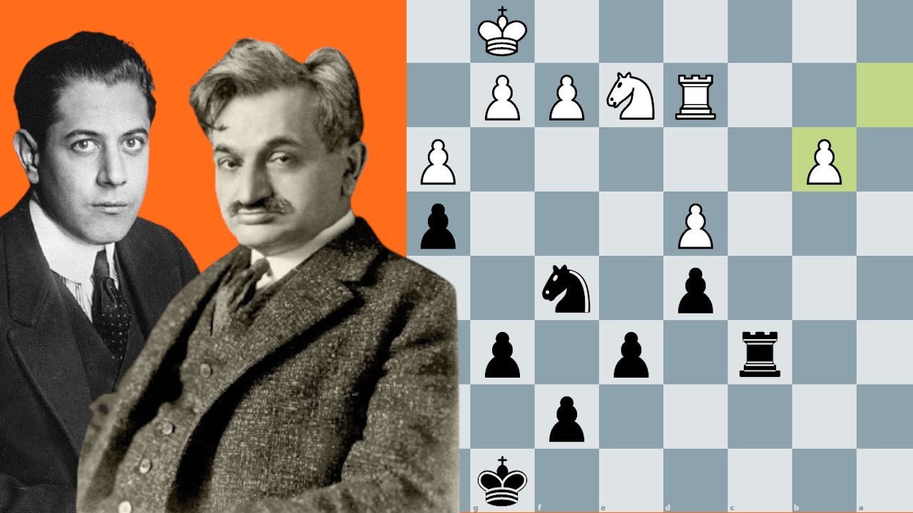 Capablancas meisterhafte Endspieltechnik || 10.Partie Schach-WM 1921 gegen Lasker