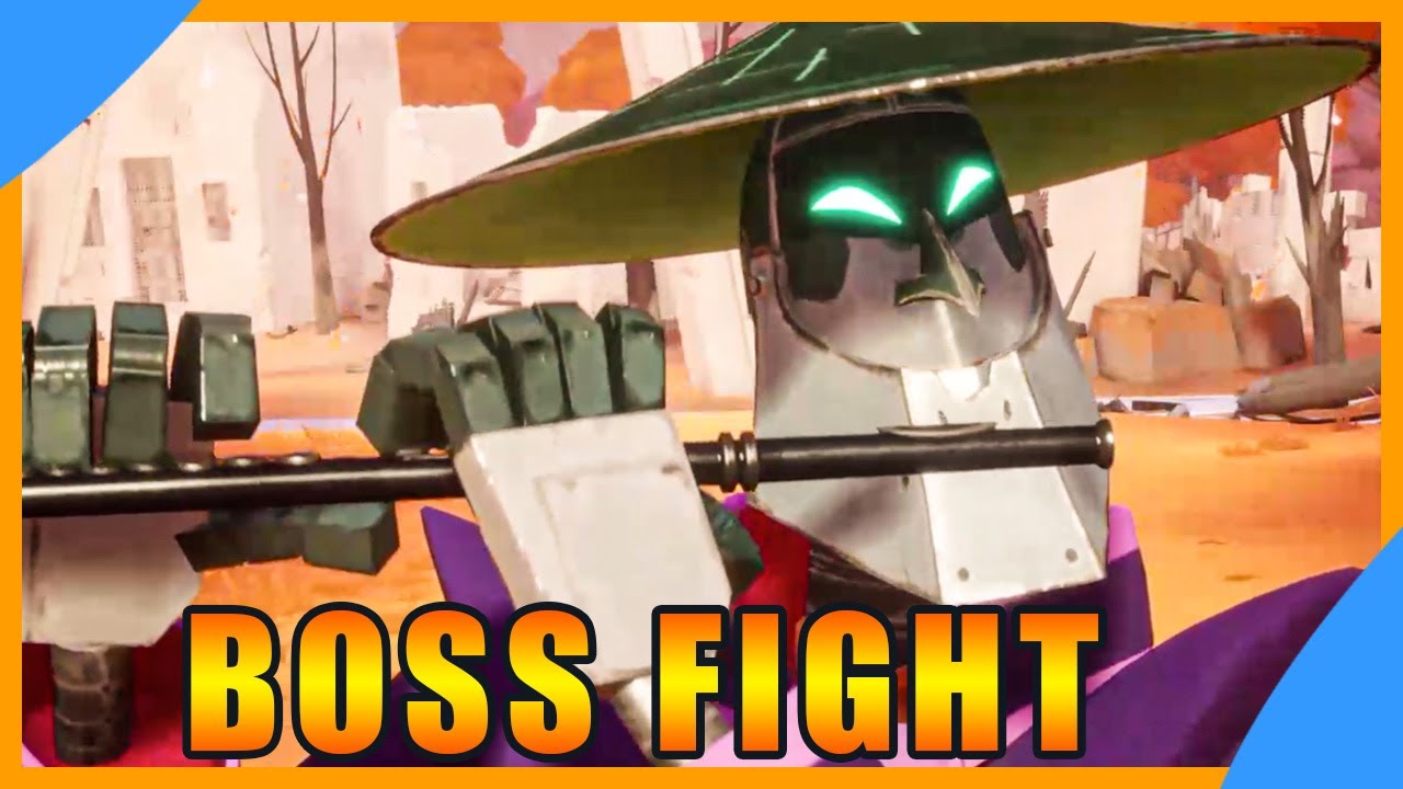 Samurai Jack Battle Through Time - Samurai Jack VS Scaramouche Boss Fight In Ruined City