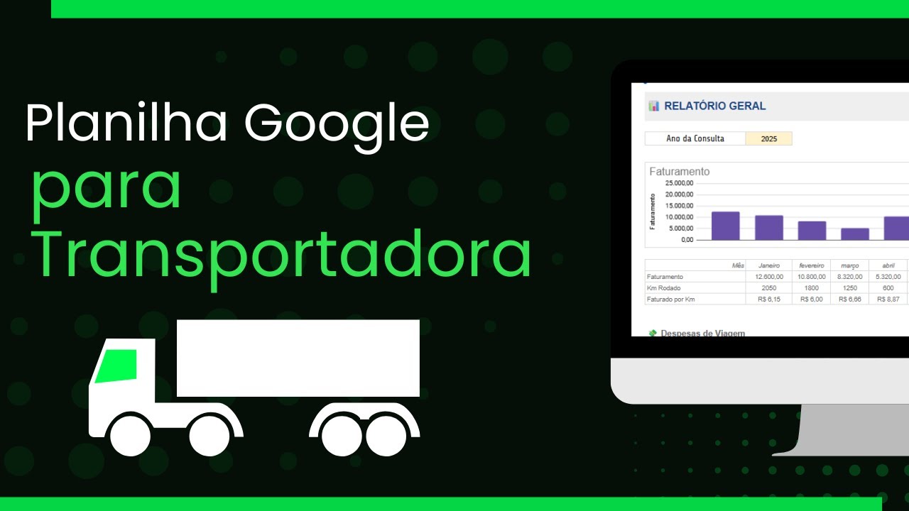 Planilha Google para Transportadora