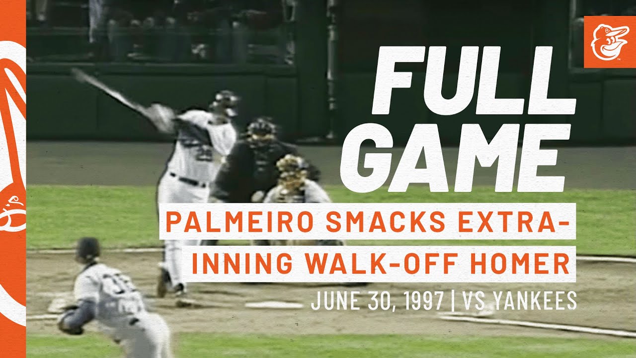Palmeiro Smacks an Extra-Inning Walk-Off Homer | Yankees at Orioles: FULL Game