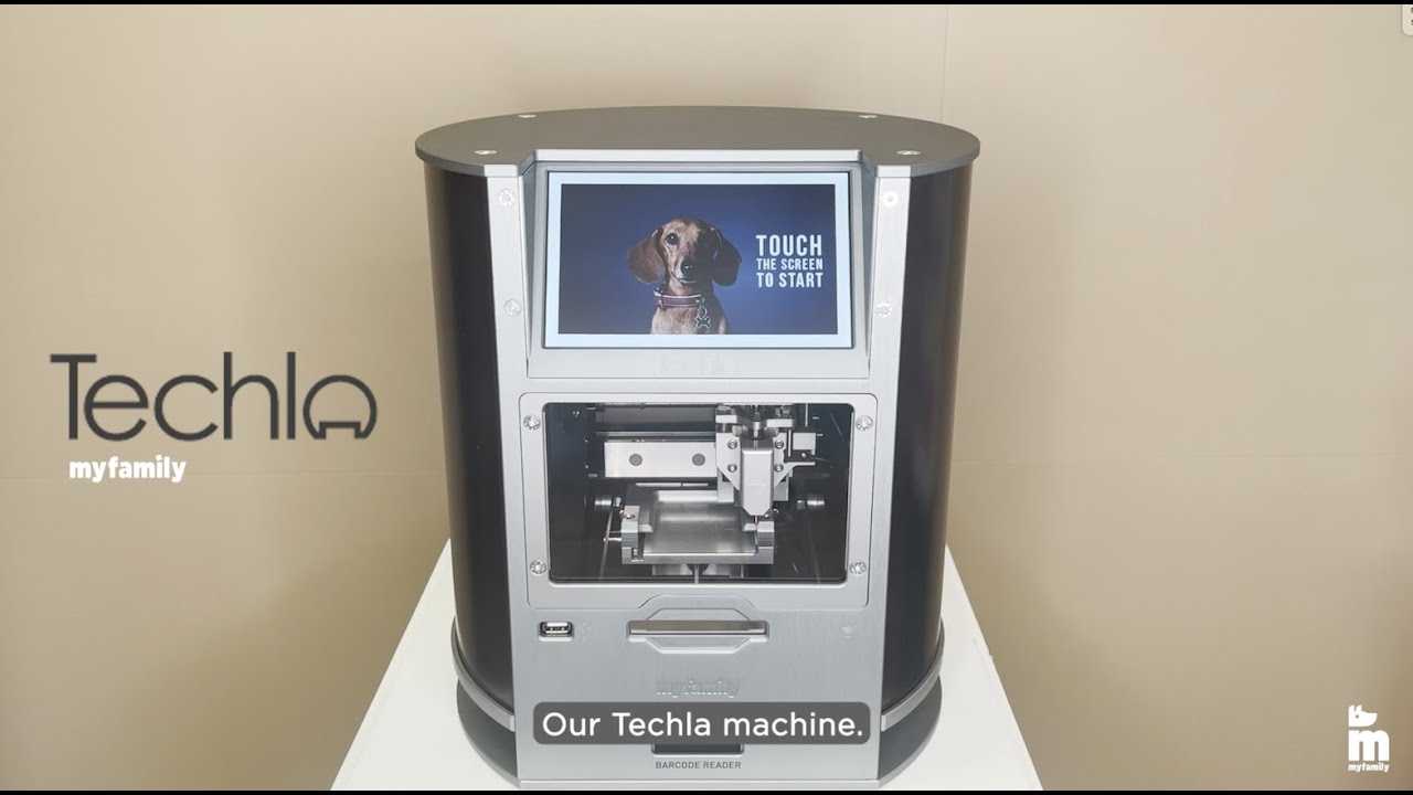 MyFamily's Techla, an instant engraving machine