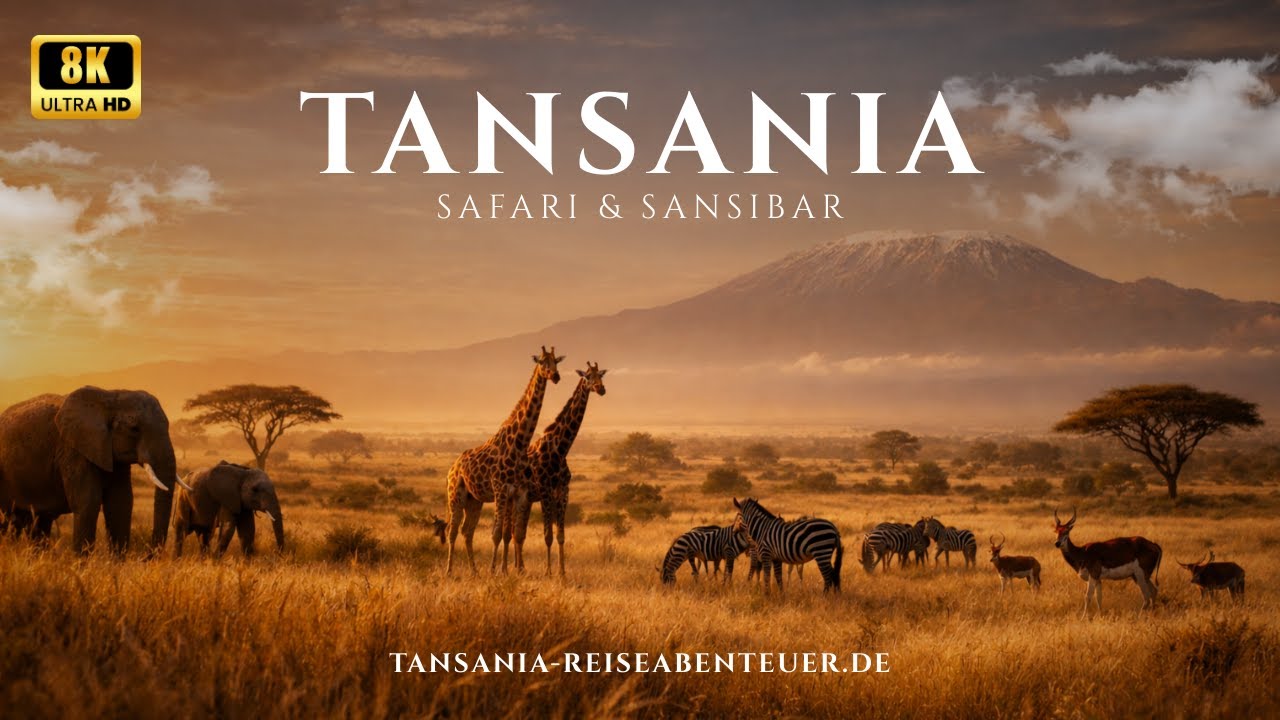 Tansania in 8K: Safari & Sansibar #Tansania #Safari #Sansibar #Serengeti #Reisevideo