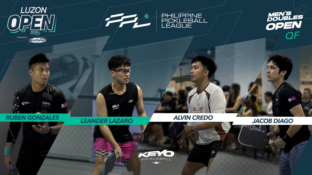 PPL Luzon Open - Quarterfinals Men's Doubles OPEN Category - Leander/Ruben vs Alvin/Jacob