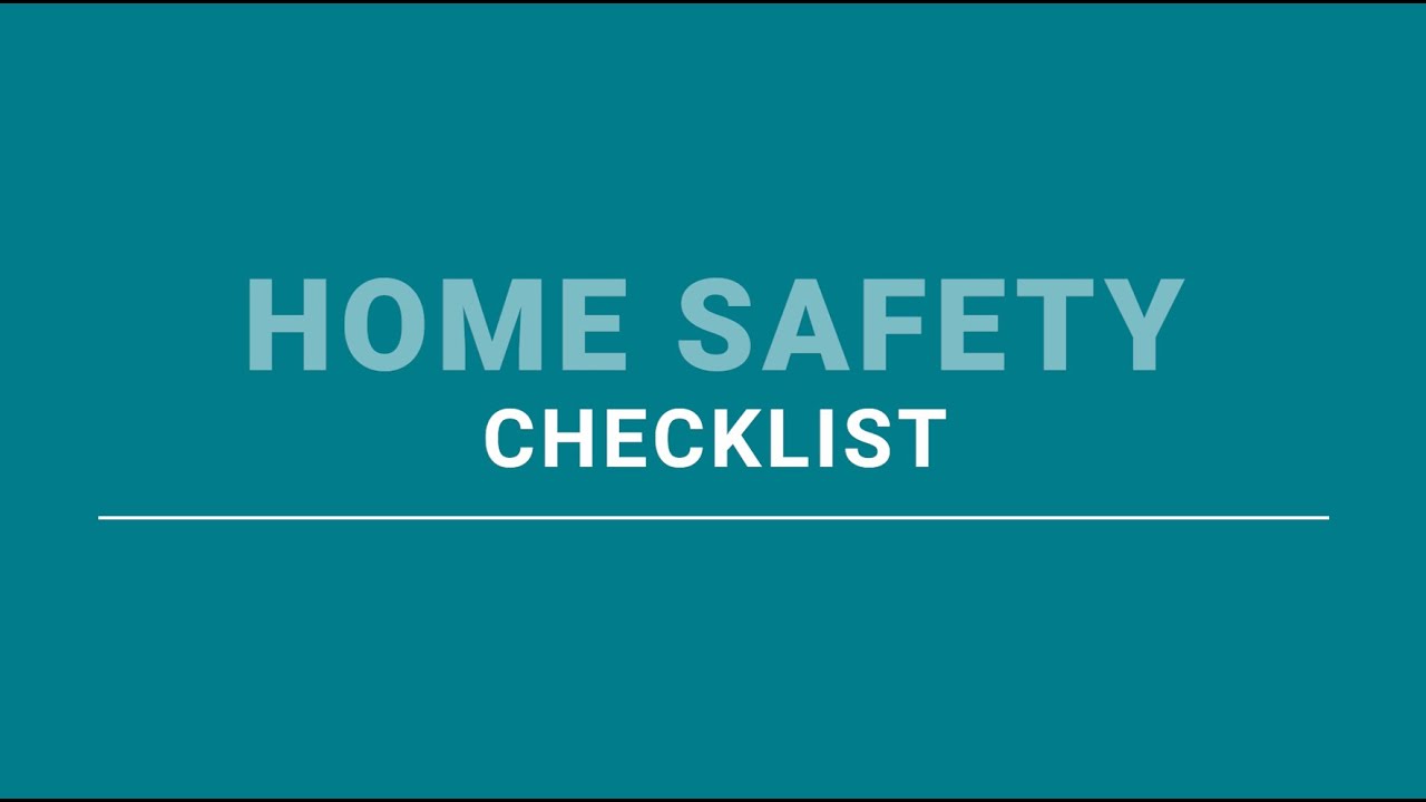 Home Safety Checklist with Christine