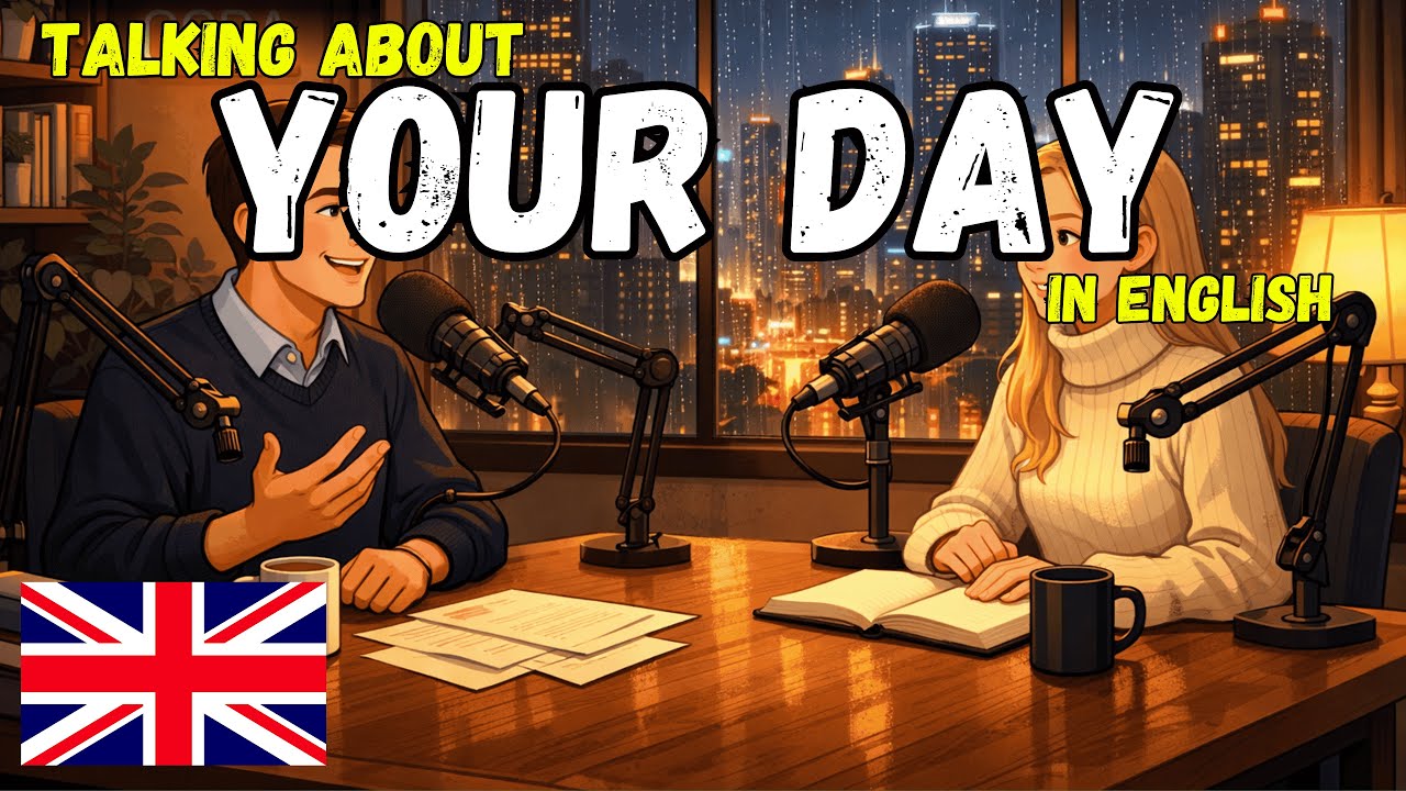 Learn English with Real Conversations Podcast | How to Talk About Your Daily Routine in English