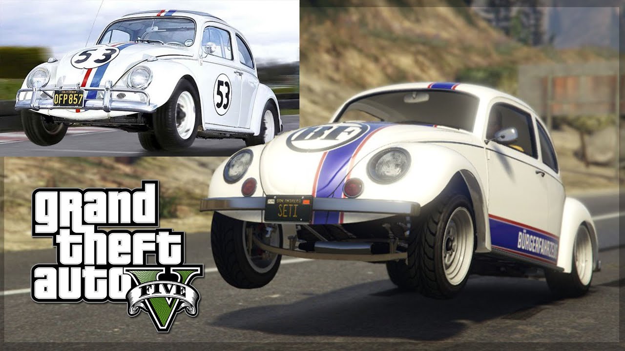 Gta 5 Herbie Beetle Car Build! - Movie Cars Recreated