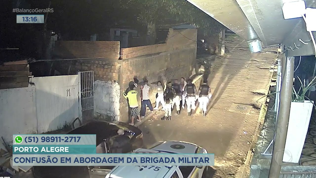 Porto Alegre: confusão em abordagem da Brigada Militar
