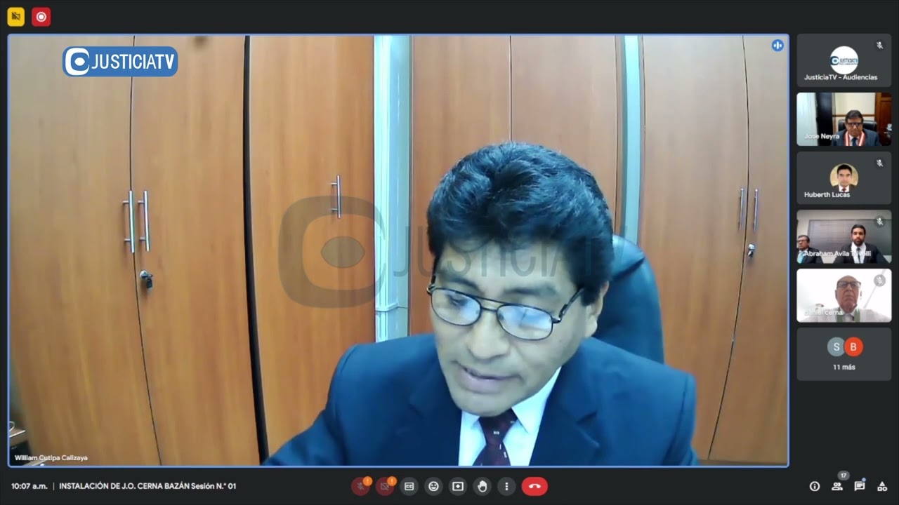 Inicio de juicio oral contra Marco Fernando Cerna Bazán