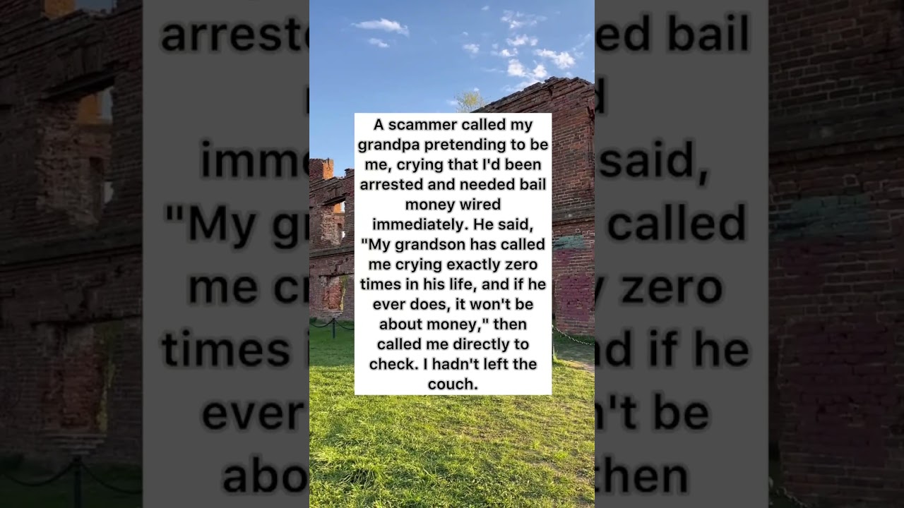 Scammer Picked The Wrong Grandpa 📞 #funny #relatable #shorts
