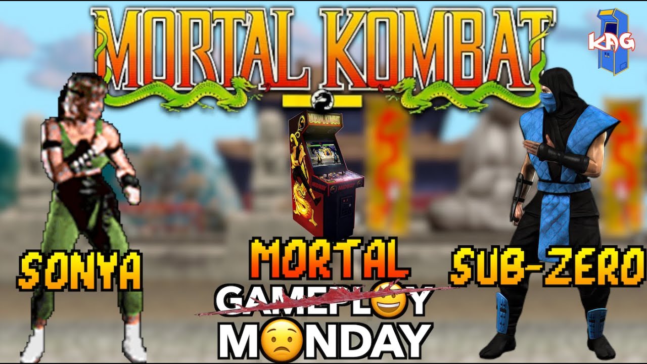 Mortal Kombat Arcade with Sub-Zero & Sonya! | Mortal Monday Challenge
