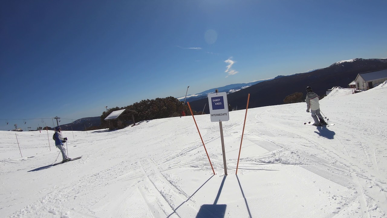 Shakey Knees ski run - Mt Buller (top to bottom)