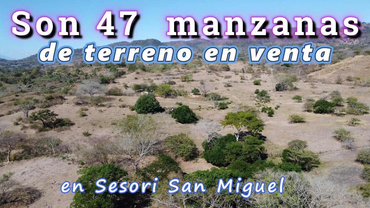 Terreno en venta en Sesori San Miguel