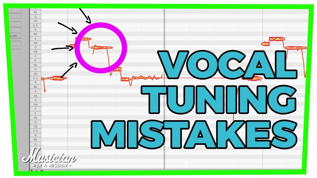 5 VOCAL TUNING MISTAKES (How to Use Melodyne)