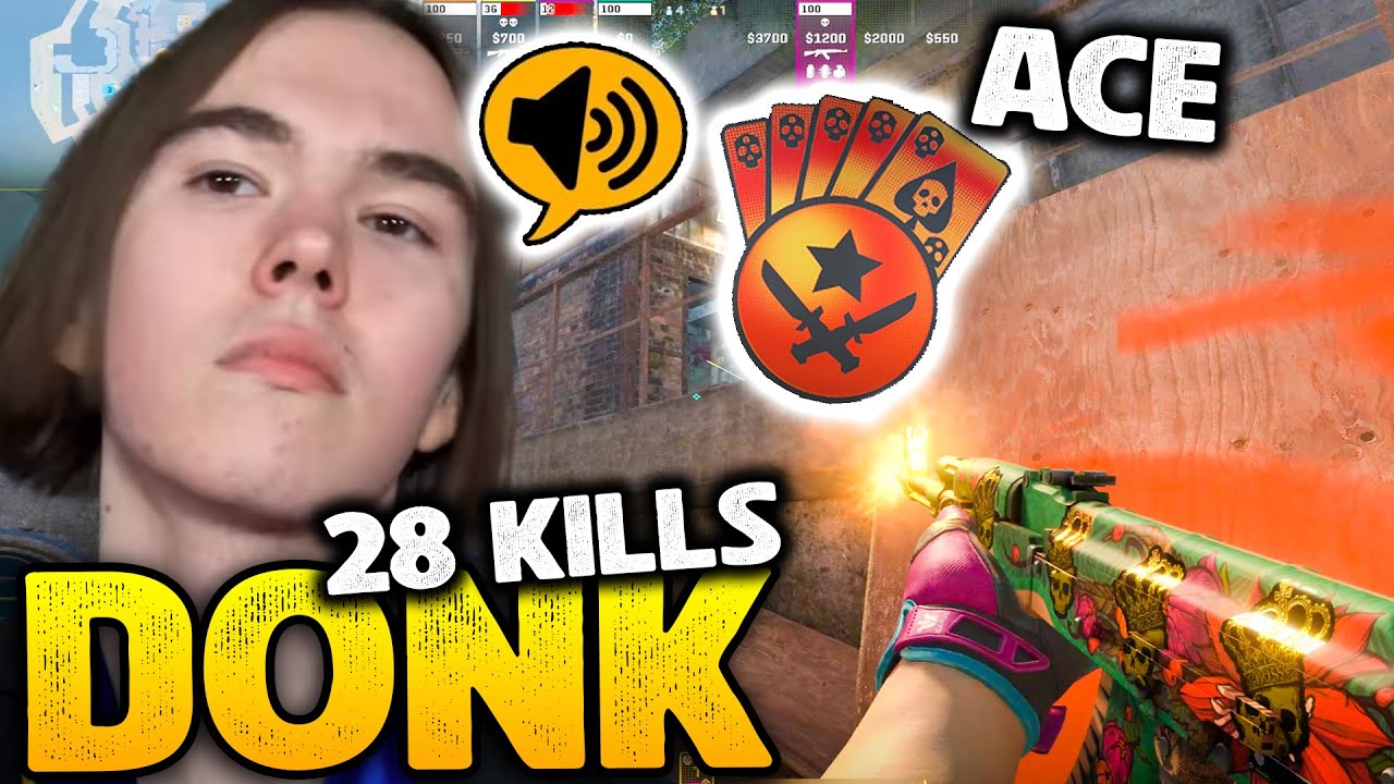 Donk got an ACE in Overpass FACEIT CS2