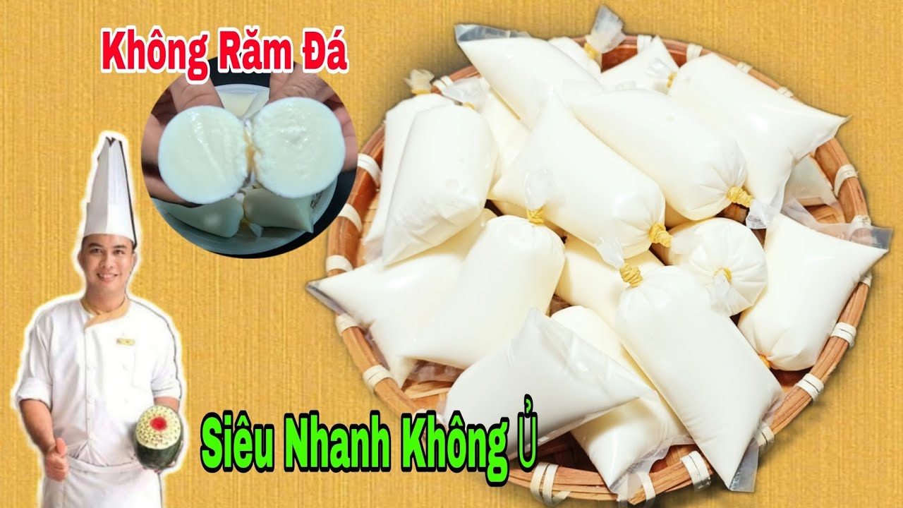 Cách Làm Sữa Chua Siêu Nhanh Không Cần Ủ, Dẻo Thơm Không Bị Răm Đá