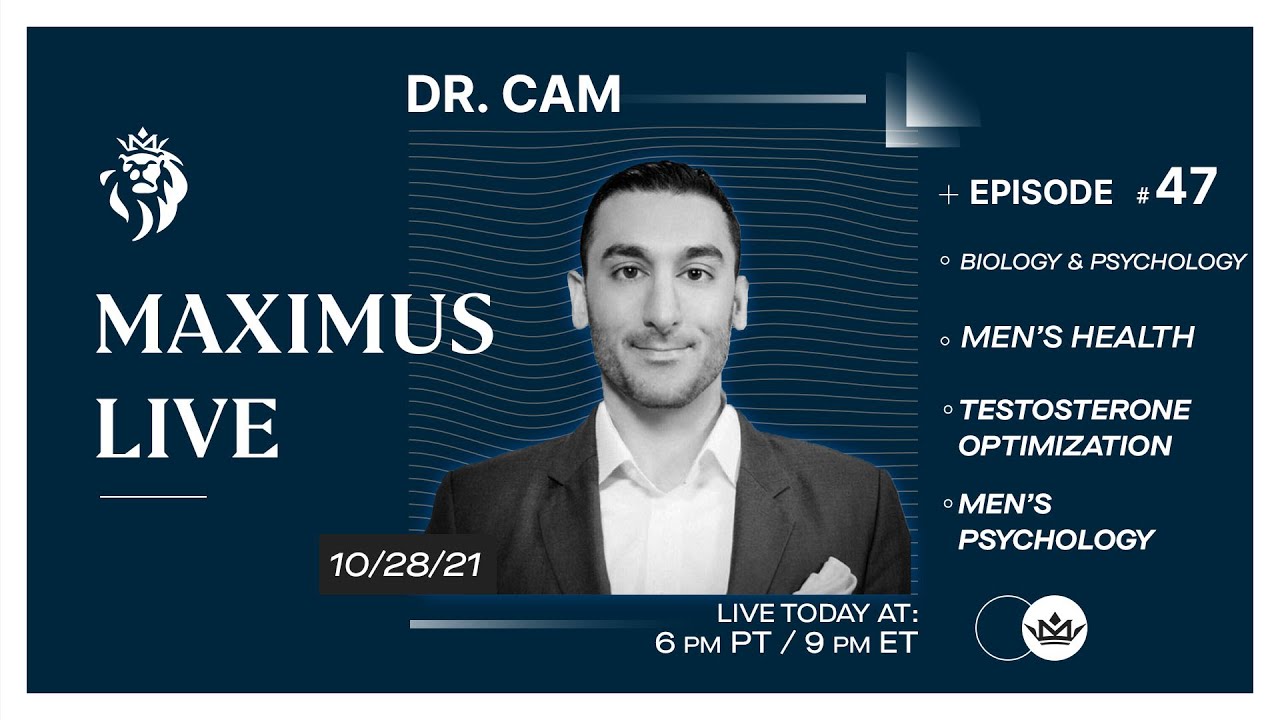 Phosphatidylserine, Cortisol & Testosterone Dr. Cam | Live Viewer Questions | Maximus Live #47