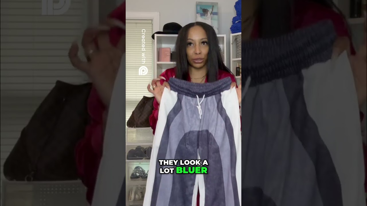 Blue & White Sweatpants Review  Online vs Reality