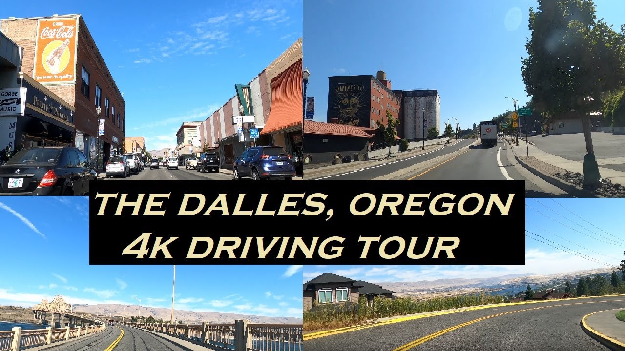 The Dalles, Oregon | 4k Driving Tour | Dashcam