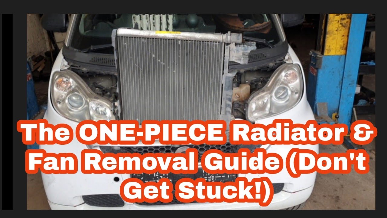 SMART FORTWO W451: The ONE-PIECE Radiator & Fan Removal Guide (Don't Get Stuck!)