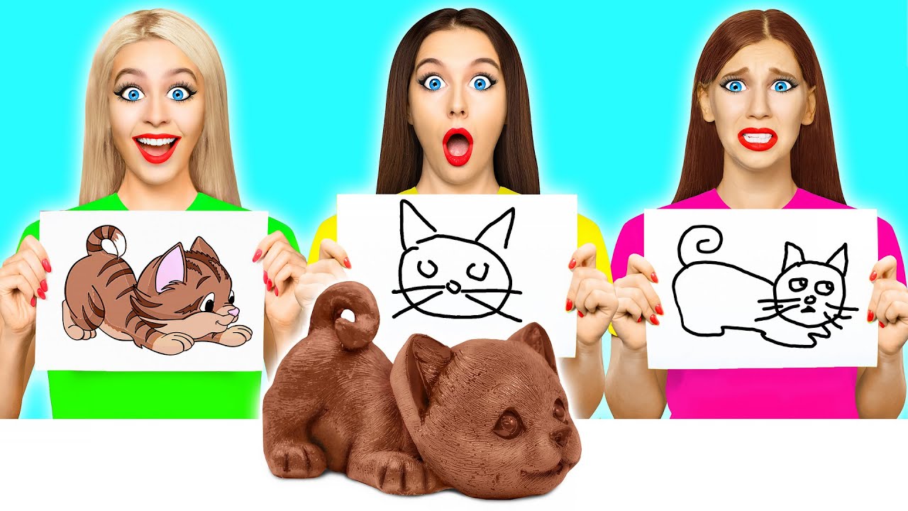 Kto Narysuje To Lepiej? | Szalone wyzwania i sztuczki artystyczne #1 od Multi DO Challenge