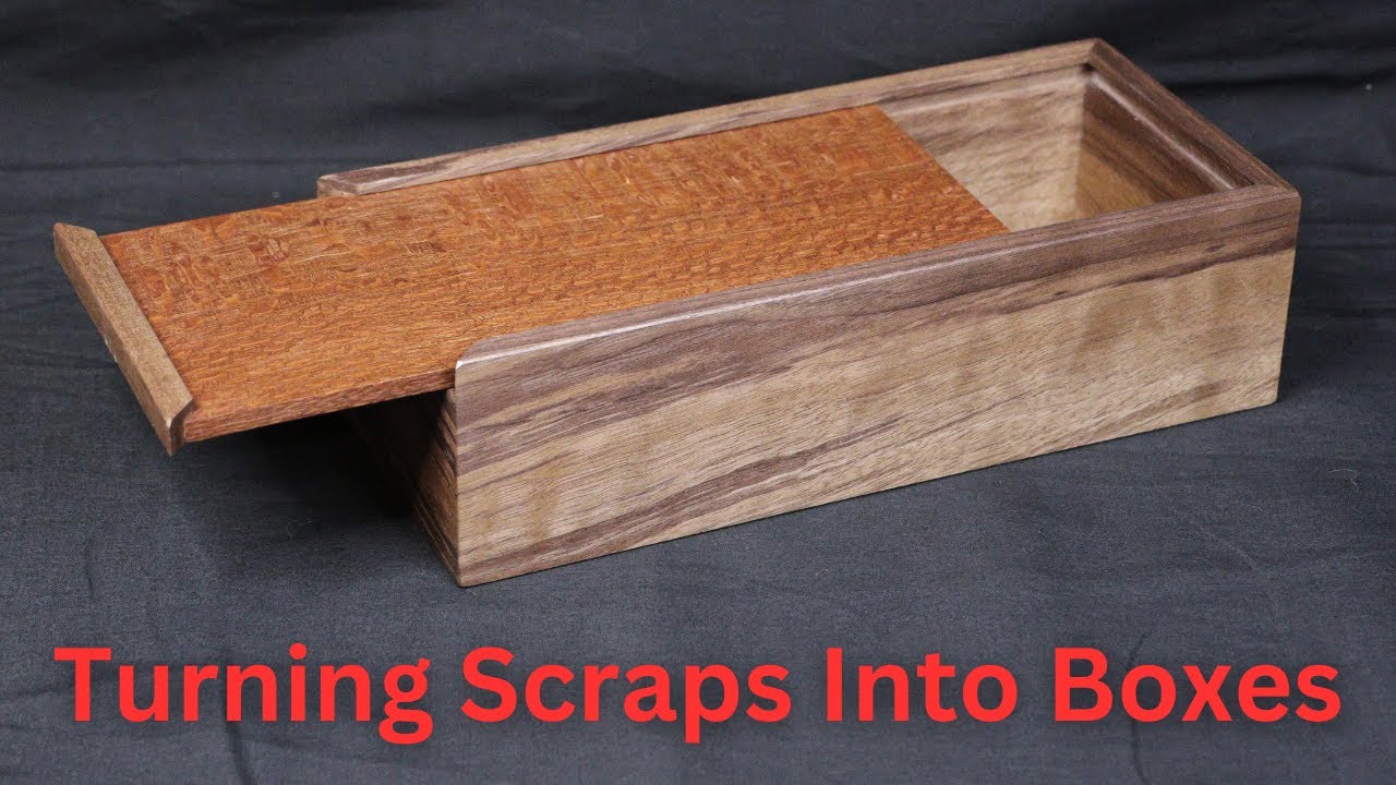 Making Pencil Boxes With a Sliding Lid (No Talking)