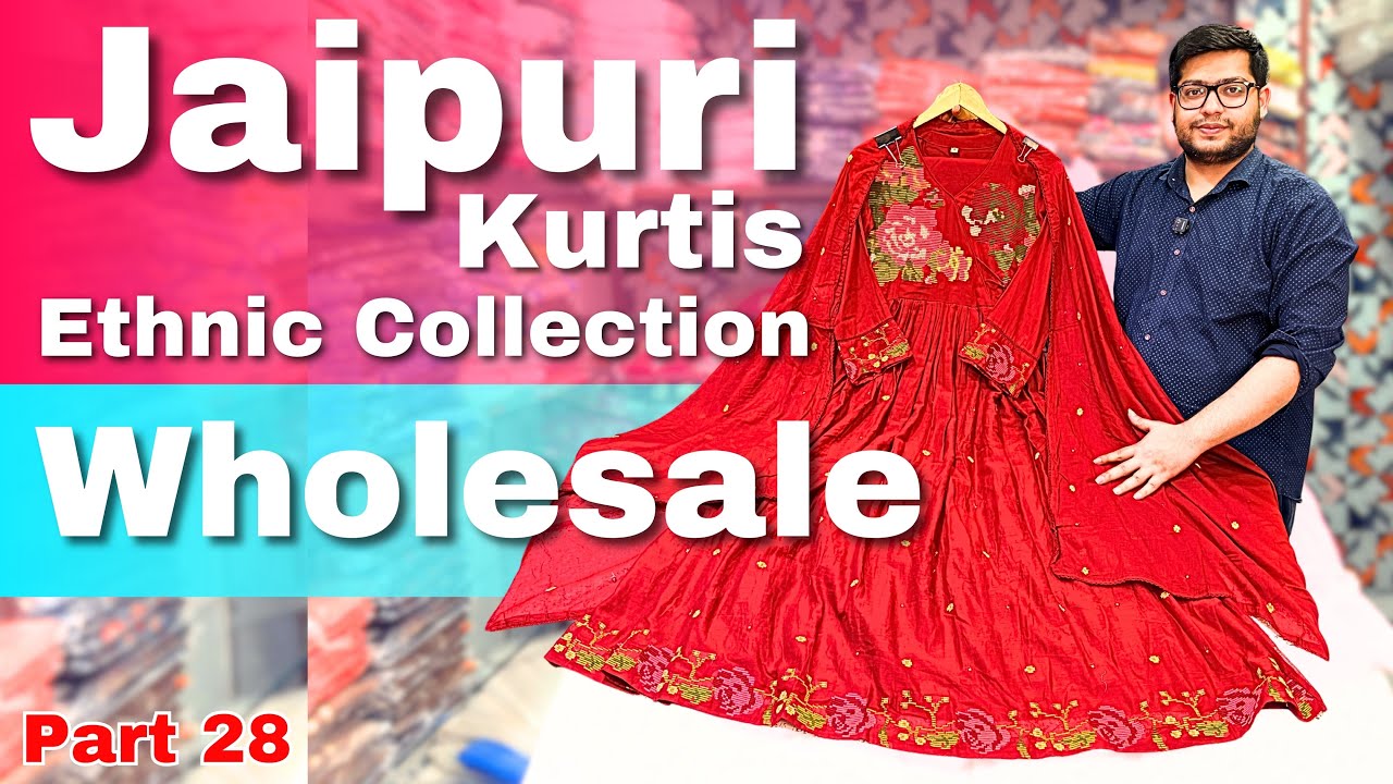 Kurti Market in Delhi | Jaipuri Kurti / tunics/Wholesale Market | Factory Rate Kurti #wholesale