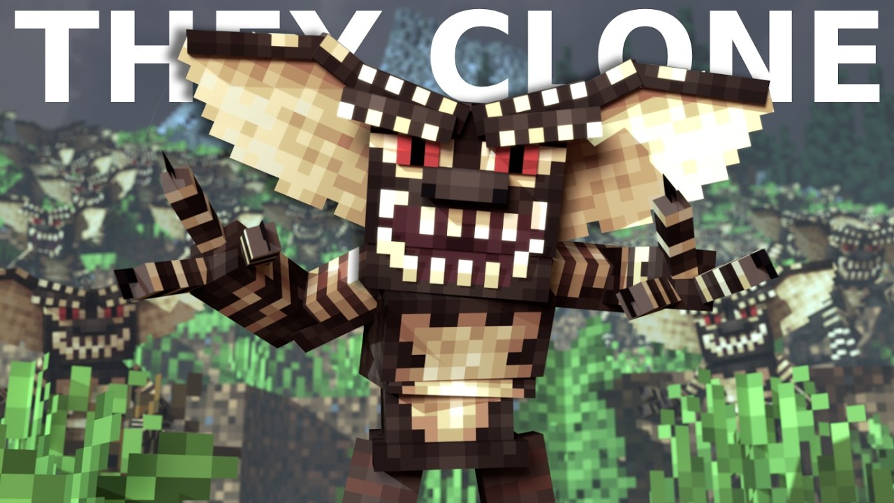 Beating Minecraft, BUT I'm being hunted by GREMLINS