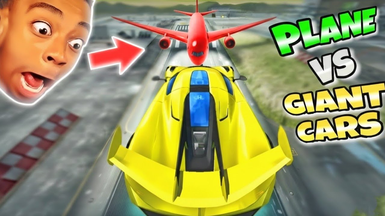 Giant Cars VS Plane💀| Extreme Car Driving Simulator 😱