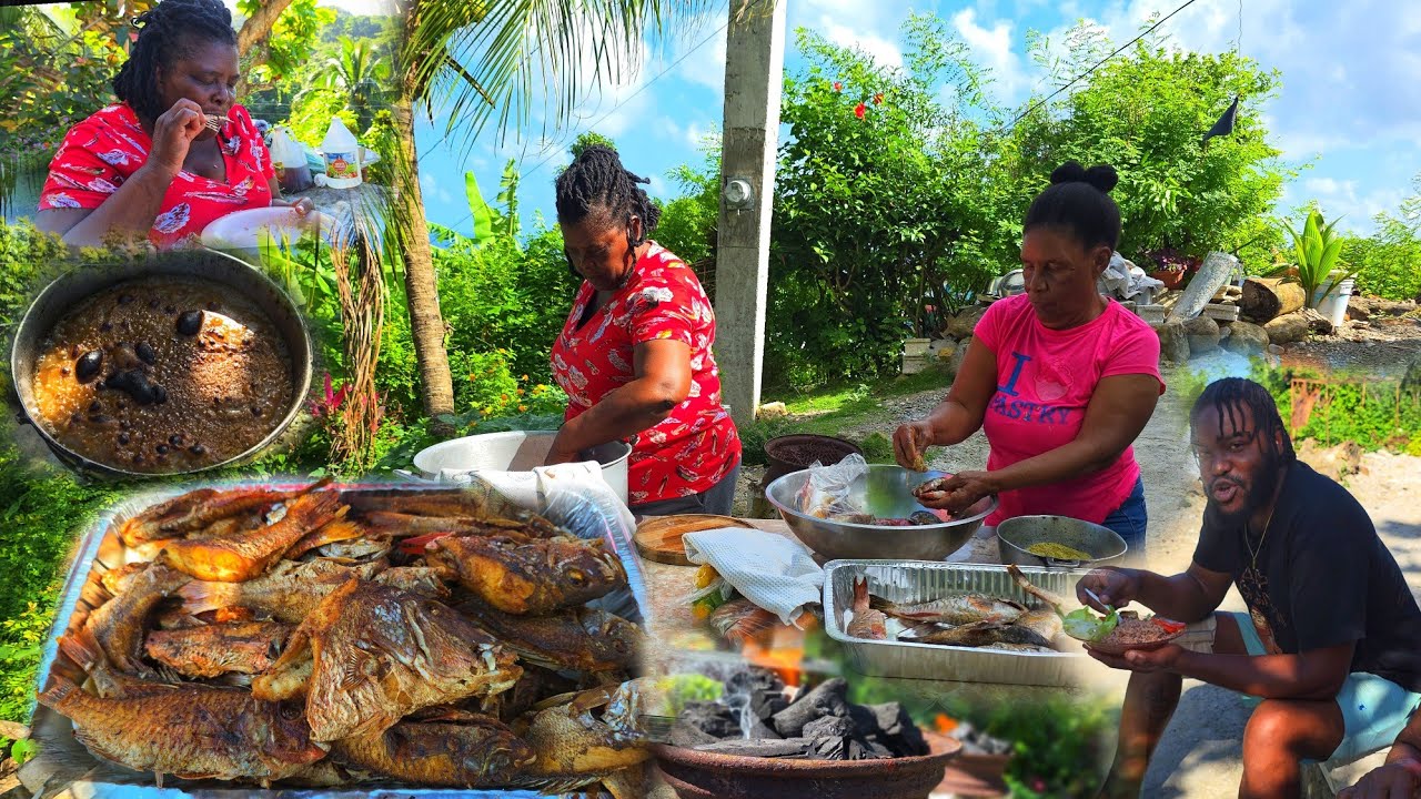 A subscriber has requested escovitch fish, coconut pudding and more while we cook our Sunday dinner
