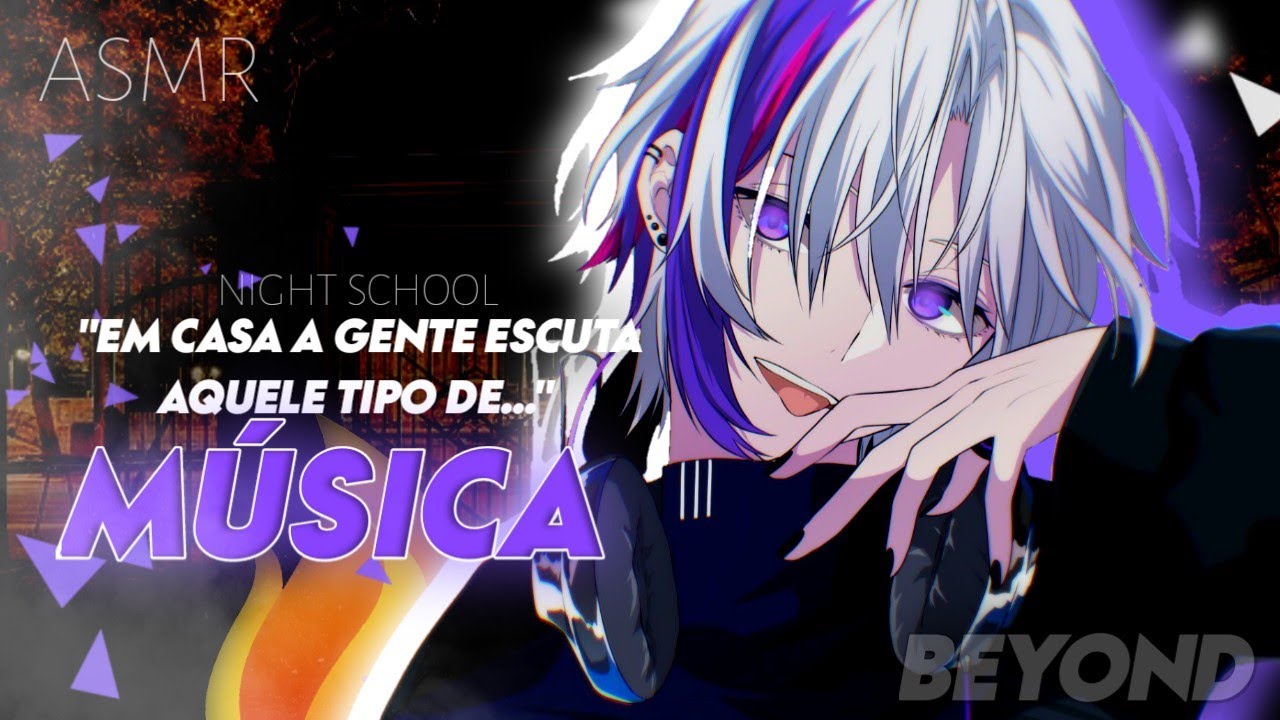 [ASMR] - DIVIDINDO FONE COM NAMORADO - [ROLEPLAY] [NIGHT SCHOOL] [BEYOND]