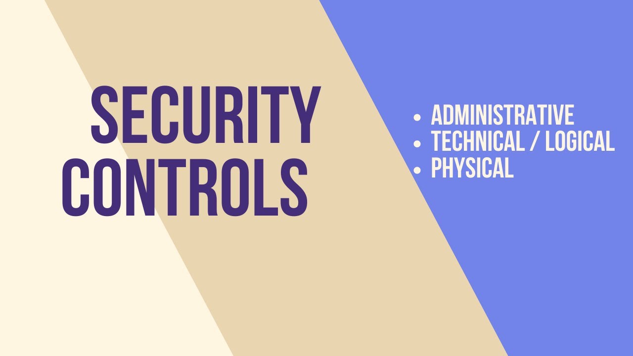 Security Control Categories
