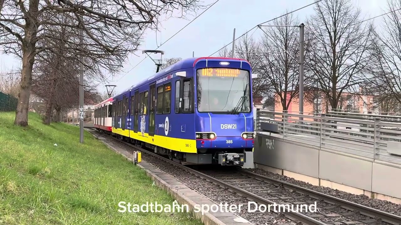 Stadtbahn-Dortmund imperessionen  vom Ersten Werbe B80D 385
