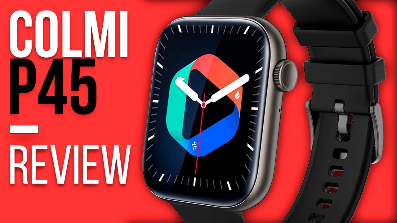 Smartwatch COLMI P45 Unboxing Review - 118 MODOS, TELA GRANDE e BARATO! Mas vale a pena? É bom?