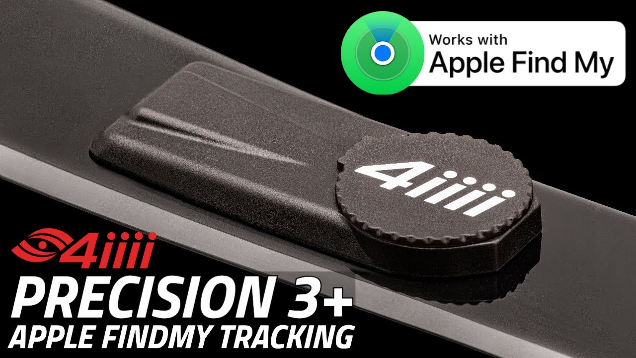 Funkcja śledzenia Apple FindMy dostępna z miernikami mocy 4iiii // Śledź sw&oacute;j rower jak AirTag!