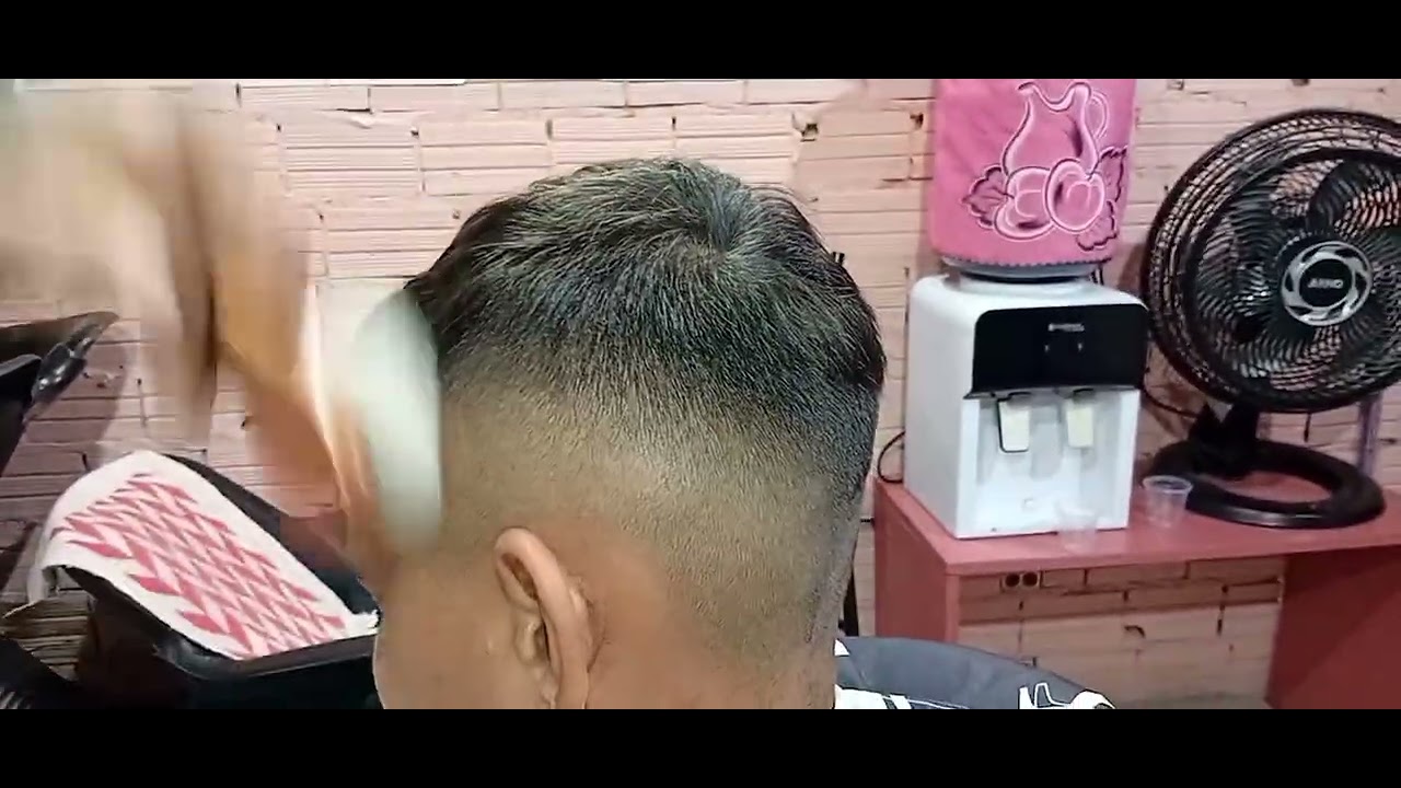 Passo a passo degradê MID FADE com apenas 1 pente.