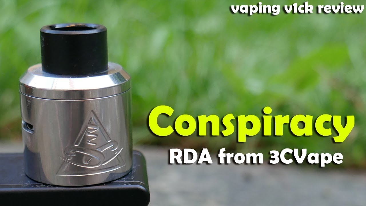 Обзор Conspiracy RDA от 3CVape - Uber Goon!!!