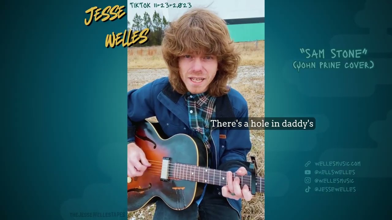Jesse Welles sings Sam Stone on a windy, cold day.