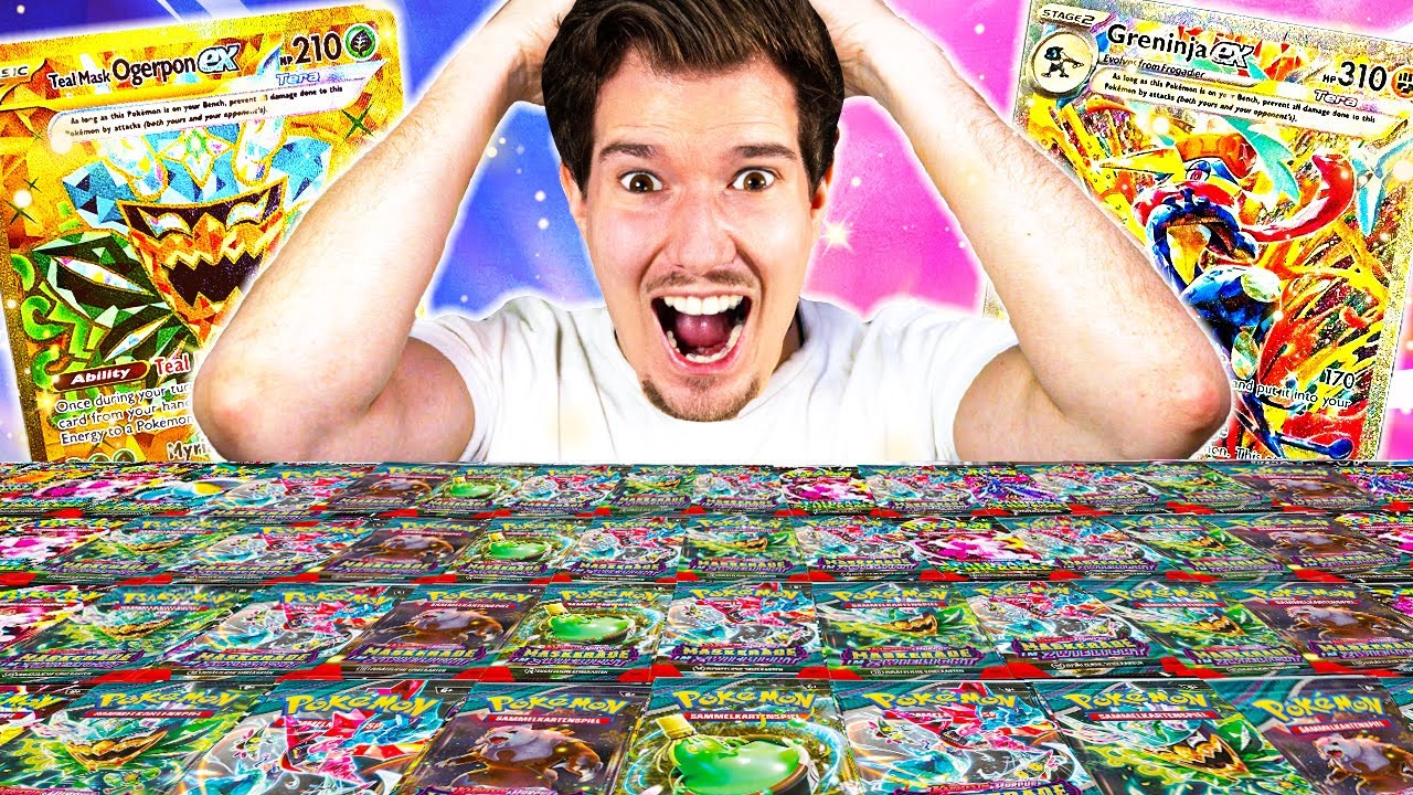 Das RIESEN 100 Booster Opening! 😨🔥Maskerade im Zwielicht