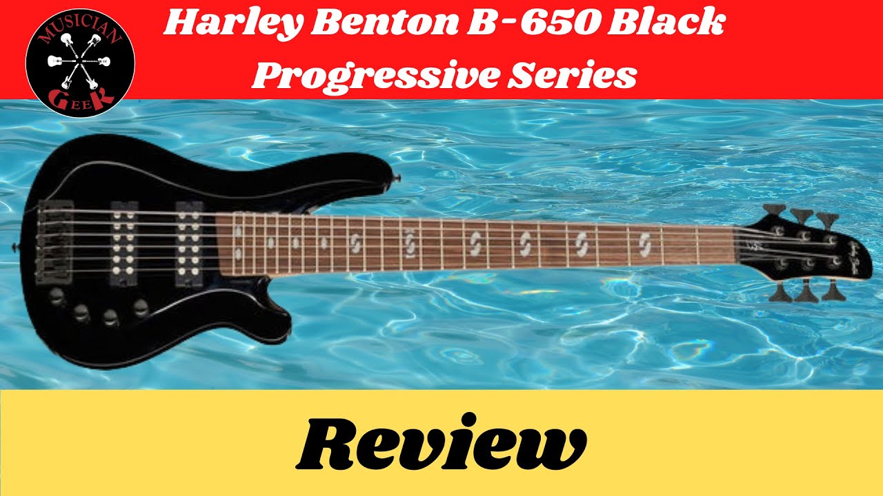 Harley Benton B 650 Black Progressive Series Review