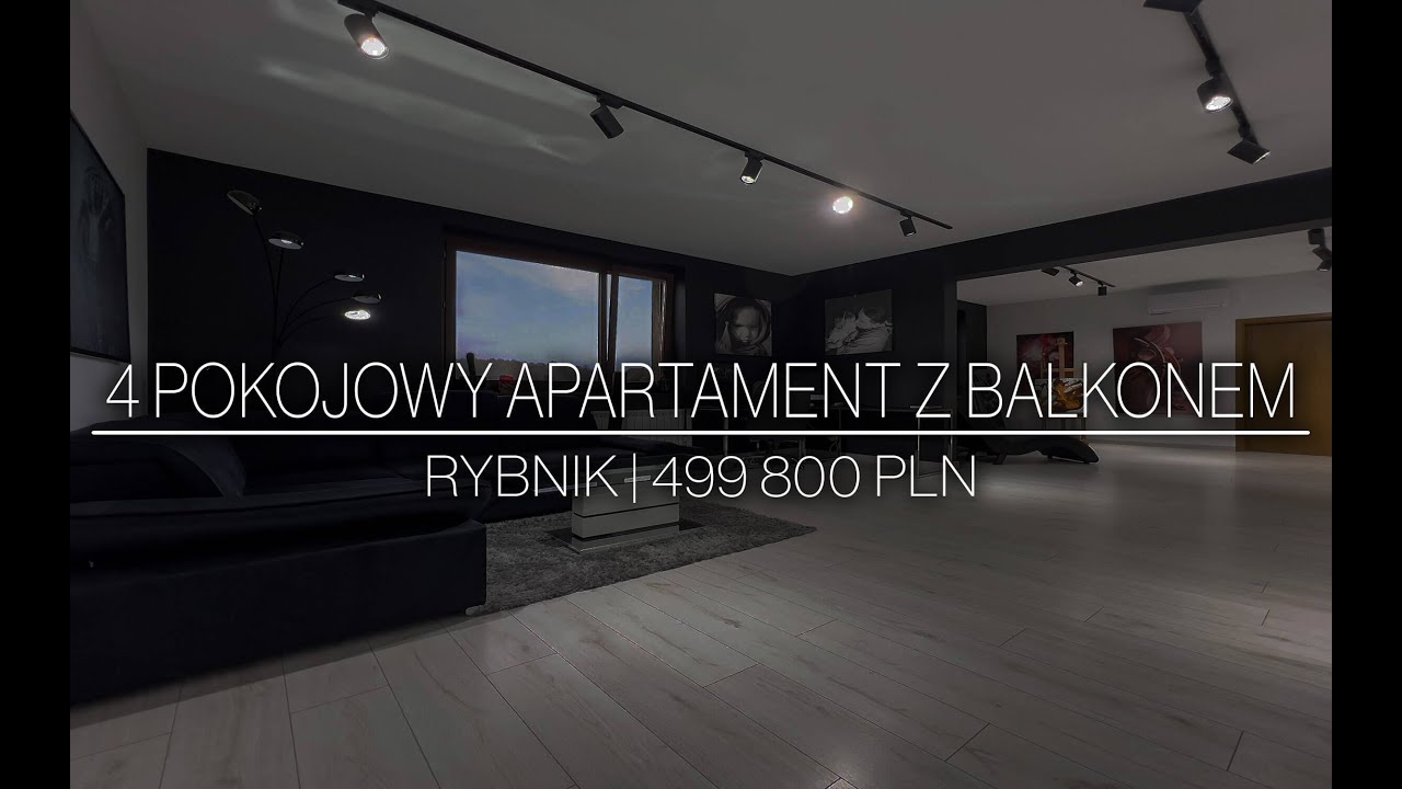 [SPRZEDANE] Stylowy i przestronny 4-pokojowy apartament z balkonem | Rybnik Śródmieście.